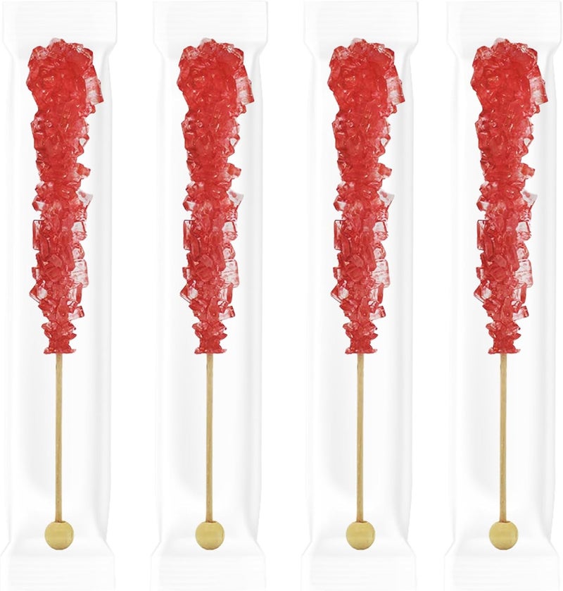 Fruidles Pink Maraschino Cherry Rock Candy Lollipops (6-Pack) - Image 5